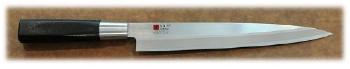 Couteau japonais sashimi 21 cm Jaku Black