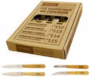 Ensemble de couteaux de cuisine Opinel - les essentiels