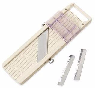 MANDOLINE JAPONAISE 3 LAMES LARGEUR 65 MM