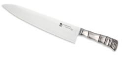 COUTEAU DE CUISINE JAPONAIS TAMAHAGANE GAMME BAMBOO 3 PLY CHEF DE 24 CM