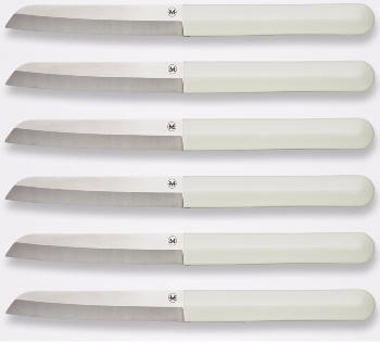 SET DE 6 COUTEAUX DE TABLE HENRI MAZELIER TSUBA - SAUGE