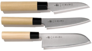 Sets de couteaux de cuisine forme japonaise