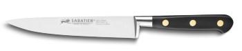 COUTEAU DE CUISINE FORGE IDEAL CARBONE -  COUTEAU FILET DE SOLE 15CM