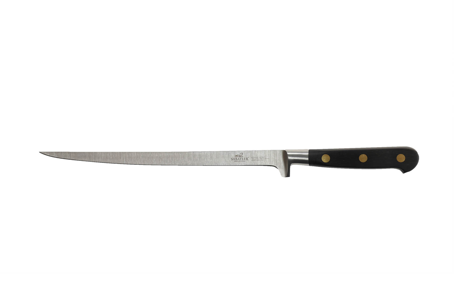 Couteau de cuisine Sabatier Forgé Idéal rivets en laiton - Couteau filet de sole 22 cm