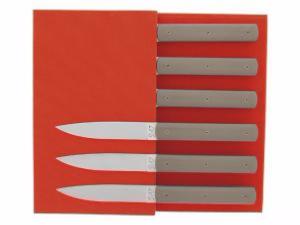 COUTEAUX DE TABLE PERCEVAL 9.47 GRIS INOX