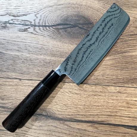 Couteau japonais Shippu Black Tojiro Nakiri 16,5 cm