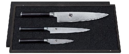 Coffret de 3 couteaux japonais Kai Shun Classic Damas (office-utilitaire-chef)