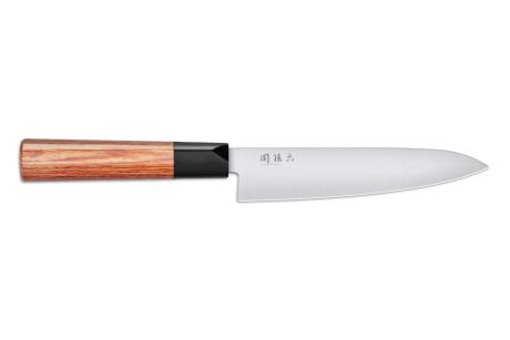 Couteau japonais Kai Seki Magoroku pakka-wood (Redwood) - utilitaire 15 cm