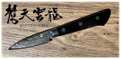 COUTEAU JAPONAIS RYUSEN SERIE BONTEN UNRYU - PETTY 7,5 CM - BU-117