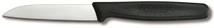 Couteau office Victorinox, lame 8 cm inox pointe rabattue, manche polypropylène noir.