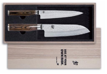 Coffret de 2 couteaux de cuisine japonais Kai Shun Premier
