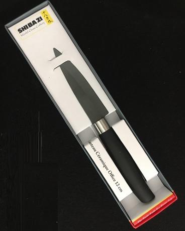 COUTEAU DE CUISINE CÉRAMIQUE SHIBAZI OFFICE 12 CM