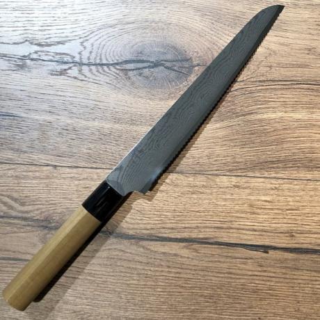 Couteau à pain Tojiro Shippu Damas "Pankiri' 24 cm