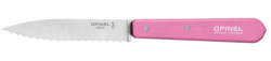 COUTEAU D'OFFICE OPINEL N°113 - LAME MICRODENTÉE FUCHSIA