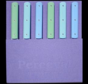Coffret de 6 couteaux de table 9.47 Atelier Perceval Pastel