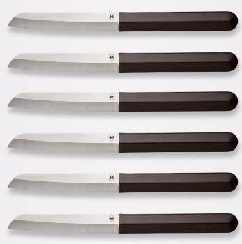 SET DE 6 COUTEAUX DE TABLE HENRI MAZELIER TSUBA - TONKA