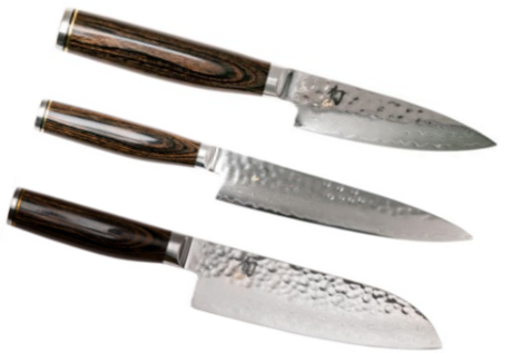 Set de 3 couteaux japonais Kai Shun Premier "Forme japonaise"