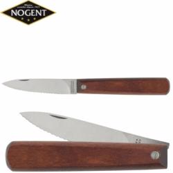 COUTEAU DE CUISINE NOGENT "POCKET" OFFICE FERMANT 10CM CRANTÉ