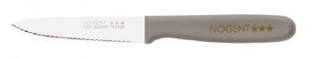 Couteau d'office cranté 9 cm Nogent Classic manche coloris "souris"