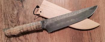COUTEAU DE CUISINE ARTISANAL DE JOEL MATTER - CHEF ÉRABLE ONDE