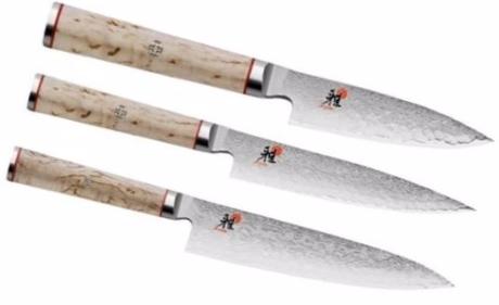 Set de 3 couteaux japonais Miyabi 5000MCD forme européenne