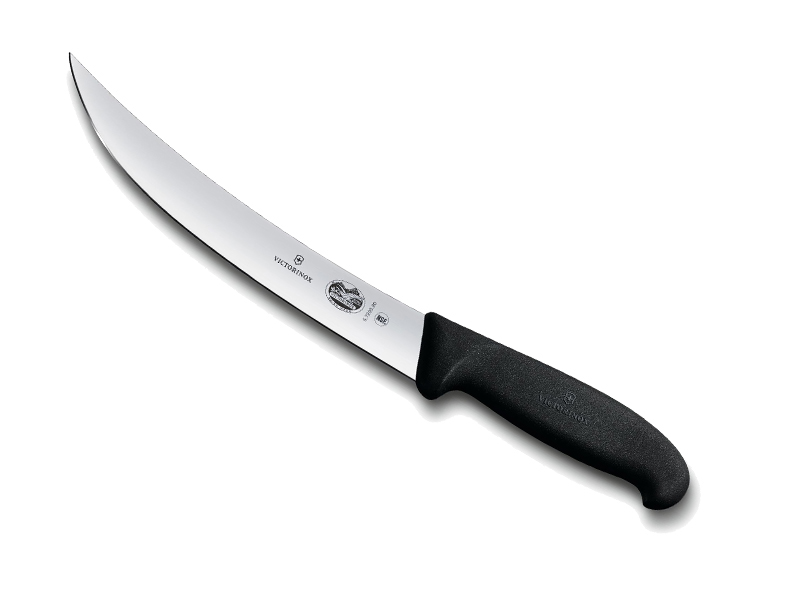 Couteau de boucher "à abattre" Victorinox lame 20 cm - Manche Fibrox noir