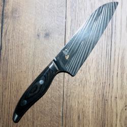 COUTEAU DE CUISINE KAI SHUN NAGARE SANTOKU 18 CM