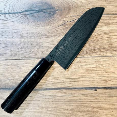 Couteau japonais Shippu Black Tojiro Santoku 16,5 cm