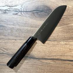 Couteau japonais Zen Black Tojiro Santoku 17 cm