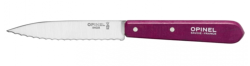 COUTEAU D'OFFICE OPINEL N°113 - LAME MICRODENTÉE AUBERGINE