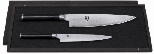 Coffret de 2 couteaux japonais Kai Shun Classic Damas (utilitaire-chef)