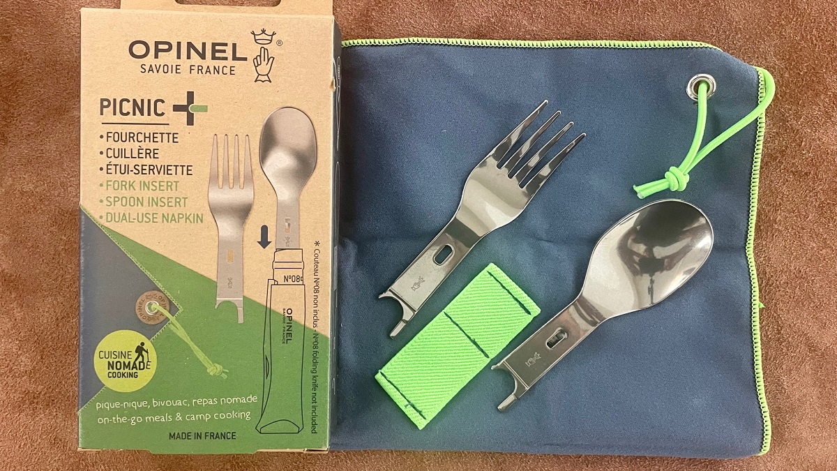 Set Opinel Picnic duo cuillère et fourchette