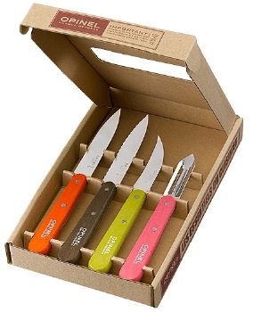 Coffret 4 couteaux Opinel Les essentiels Fifties