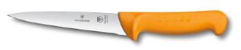 Couteau à désosser/saigner lame 13 cm - Manche grillon jaune