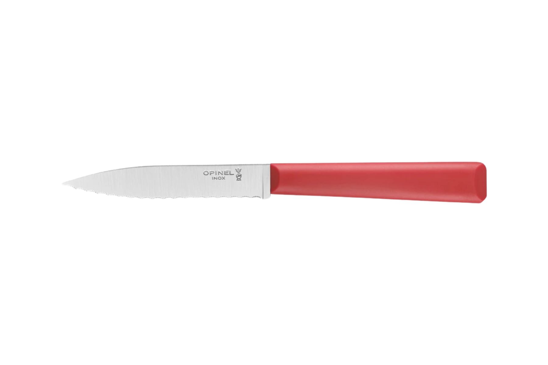 Couteau Opinel Essentiels + n°313 - office cranté - manche rouge