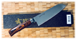 Couteau de cuisine japonais Tamahagane gamme San - santoku 16 cm