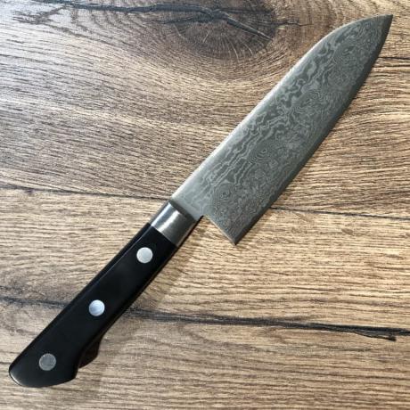 COUTEAU DE CUISINE JAPONAIS SANTOKU 18 CM TOJIRO DAMASCUS PRO SGPS