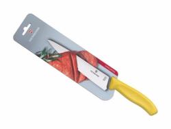 Couteau à découper Victorinox Swiss Classic - lame 19 cm - manche jaune