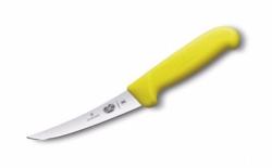 Couteau à désosser Victorinox lame dos renversé 12 cm - Manche Fibrox jaune