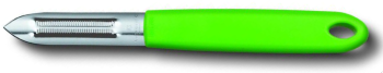 Eplucheur Victorinox deux fentes, lames dentées - manche vert