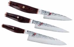 Set de 3 couteaux japonais Miyabi 6000MCT forme européenne