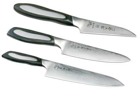 Set de 3 couteaux japonais Tojiro Flash forme européenne