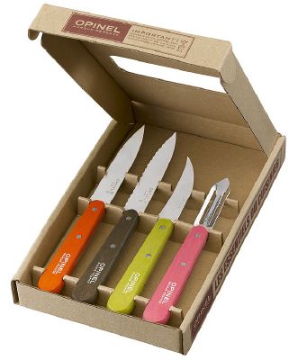 Coffret 4 couteaux Opinel Les essentiels Fifties