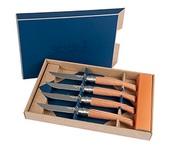 COFFRET DE 4 COUTEAUX DE TABLE OPINEL TANGERINE BOULEAU LAMELLE
