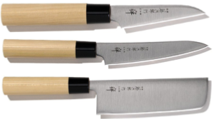 Sets de couteaux de cuisine forme vegan