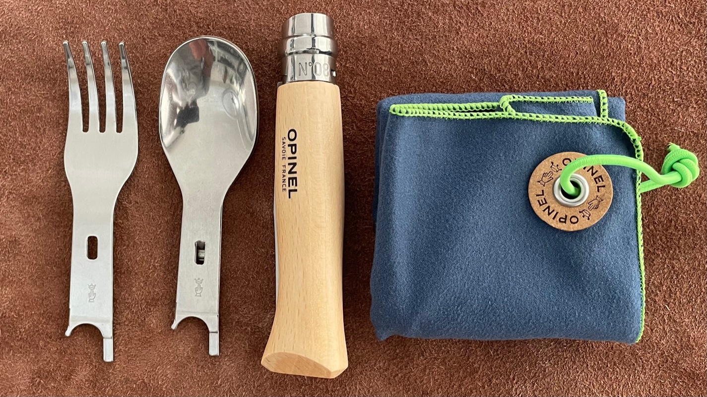 Set complet Opinel Picnic + avec couteau, cuillère et fourchette