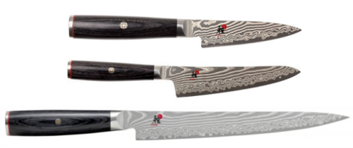 Set de 3 couteaux japonais Miyabi 5000FCD spécial poisson